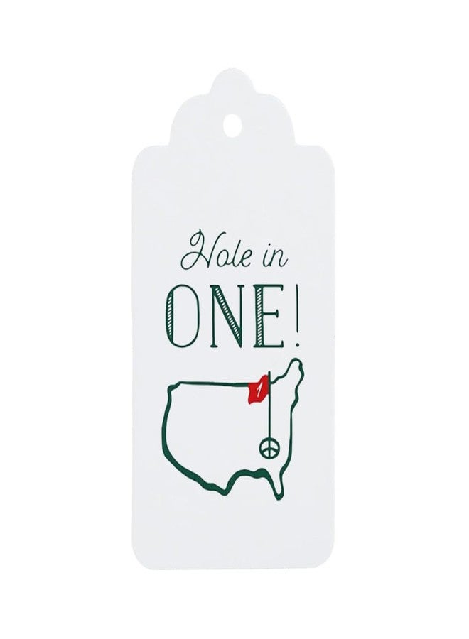 Geloar Golf Themed Hole In One First Birthday Tags - 30 Pack Golf Themed Favor and Silverware Tags for Baby 1st Birthday Decorations - Image 1